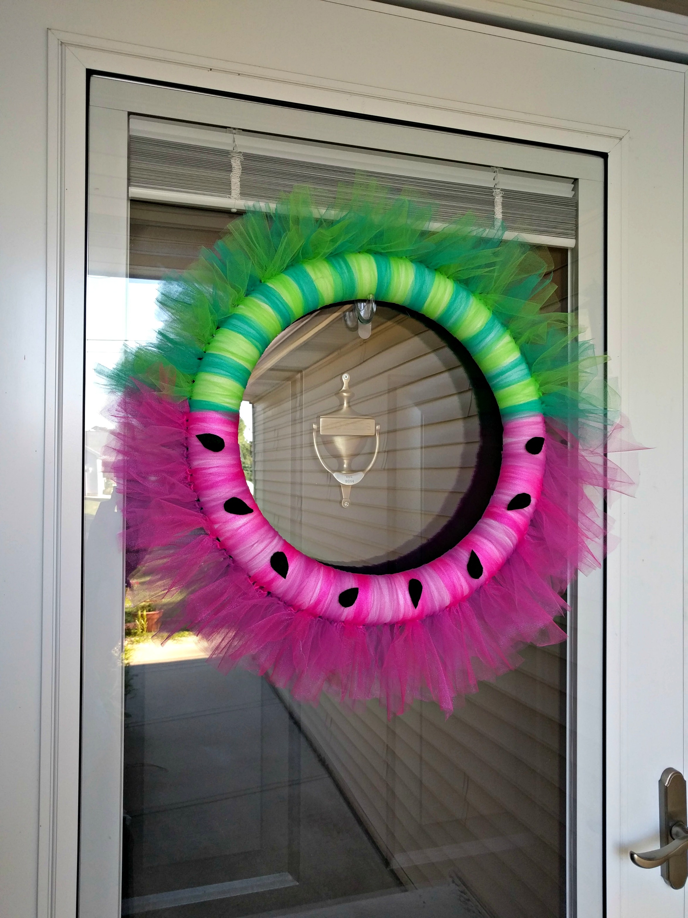 DIY: Watermelon Wreath - Our Home with Hounds